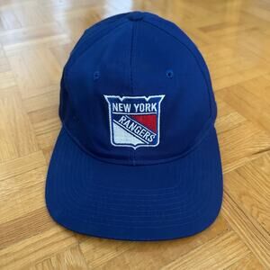 Vintage 90s New York Rangers NHL Starter Snapback cap hat